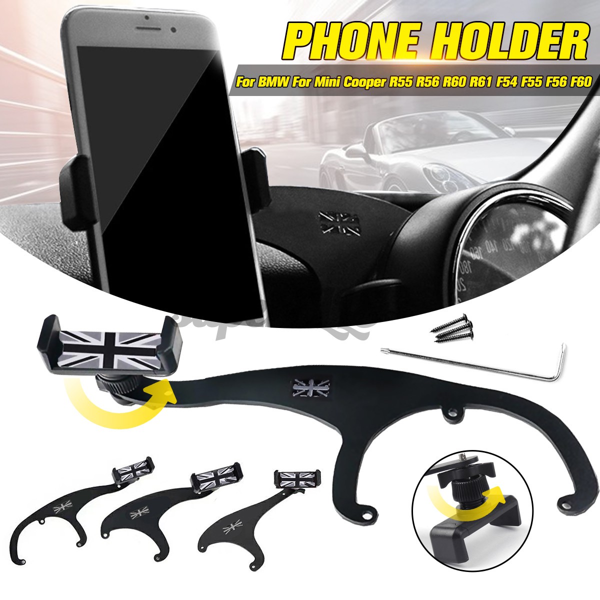 mini cooper r56 phone holder