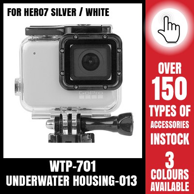 Underwater Housing For Gopro Hero 7 White Silver Wtp 701