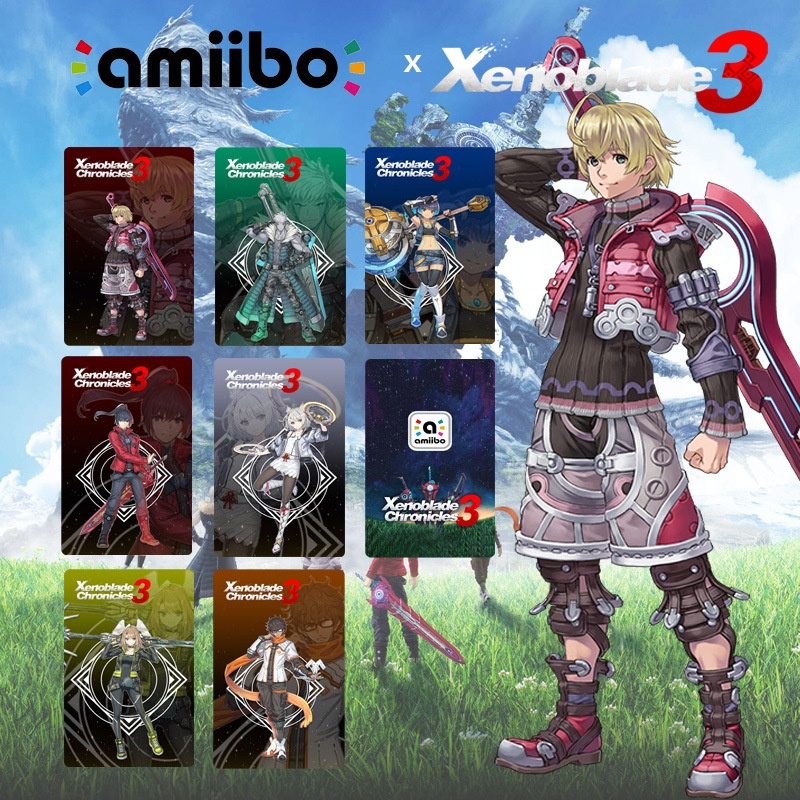 7 in 1 Xenoblade Chronicles 3 NFC Mini Amiibo Card Shopee Singapore