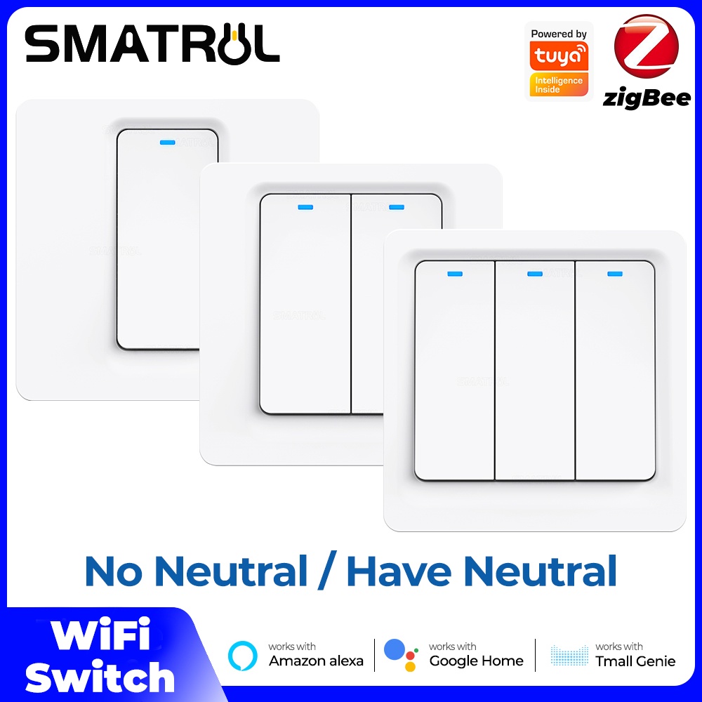 SMATRUL tuya smart switch zigbee switch smart switch wall key switch ...