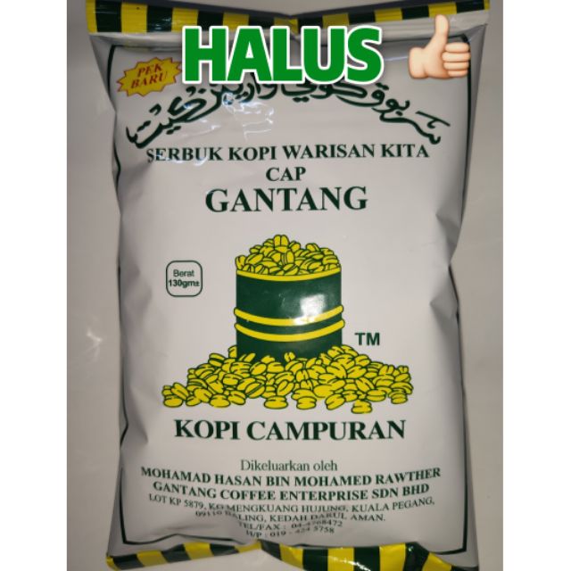 Kopi Halus Cap Gantang 130g Dari Kedah Shopee Singapore