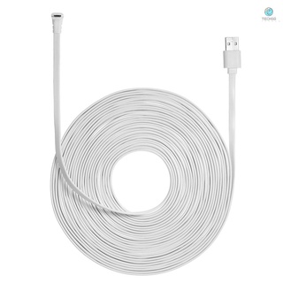 9M/29.5ft Charging Power Cable Fits for Arlo Pro, Arlo Pro 2, Arlo GO, Arlo Light Weatherproof Indoor/Outdoor Flat Cable Aluminium Alloy Micro USB Cable Chargin