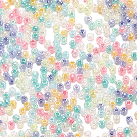 St.Kunkka 1000 Pcs 2/3/4mm Candy Cream Color Cute Czech Glass Small Seed Beads For Diy Bracelet Hand
