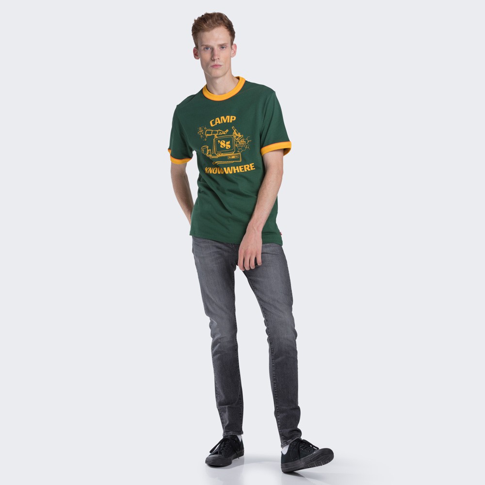 Levi's® x Stranger Things Camp Know Where Ringer Tee/84360-0000 | Shopee  Singapore
