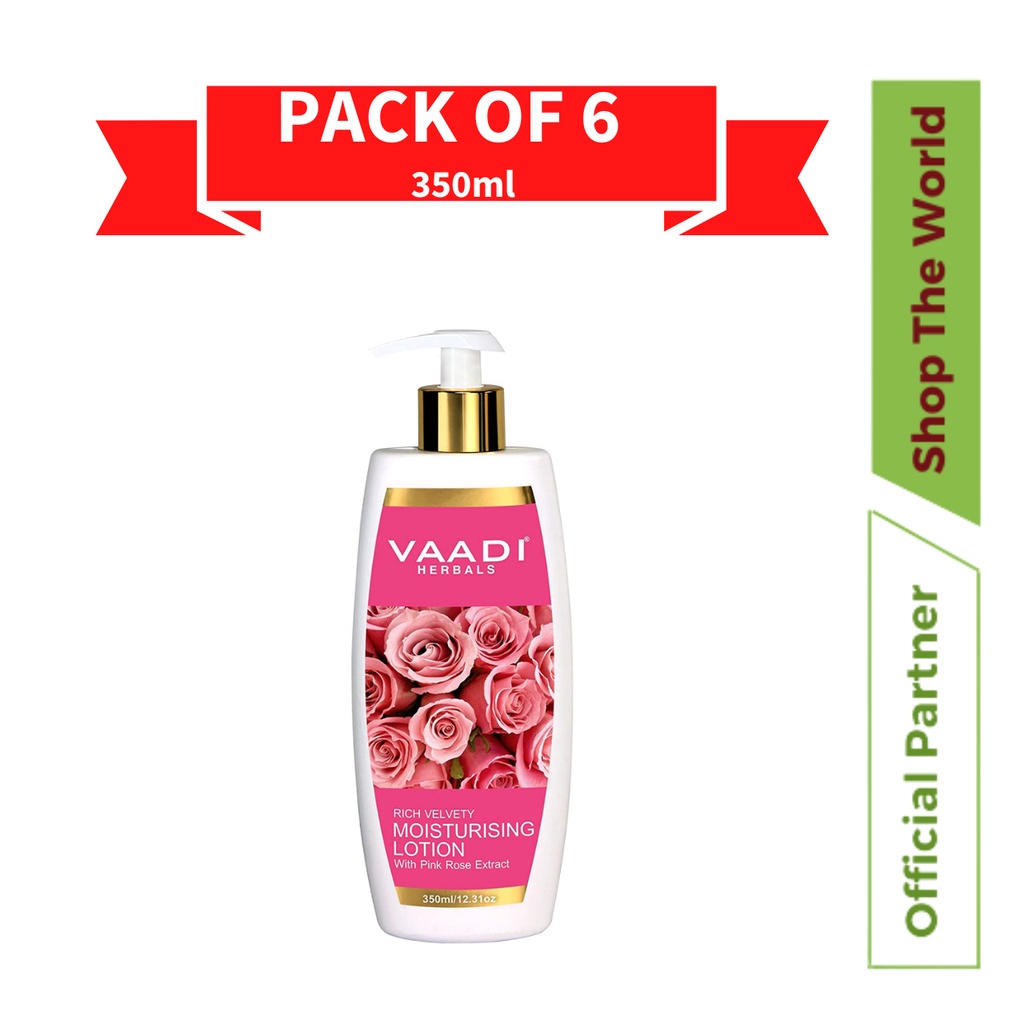 Vaadi Herbals Organic Rich Velvety Moisturising Lotion With Pink Rose