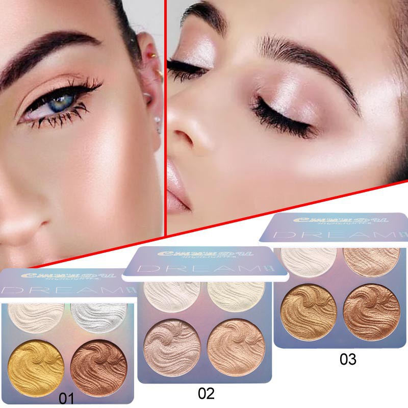 shimmer highlighter makeup