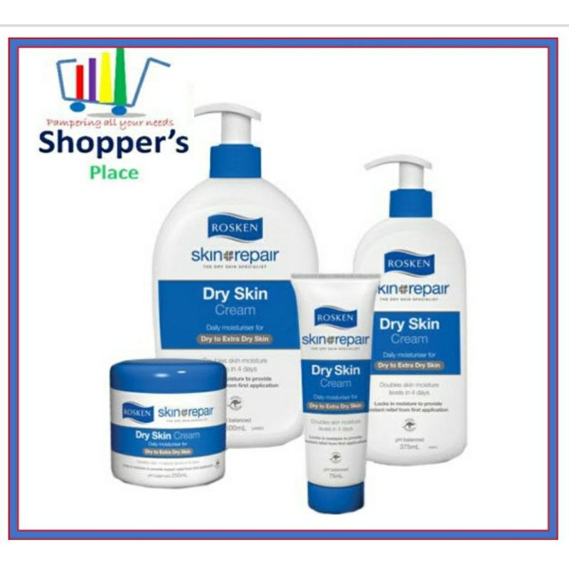 Rosken Cream/Lotion/DrySkin Wash Shopee Singapore