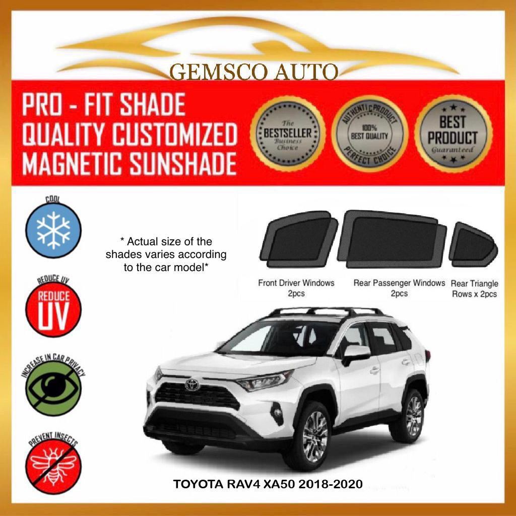 Toyota RAV4 XA50 2018-2021 ( 6 / 7pcs ) Magnetic Sunshade /Rear Windscreen Sunshade / Boot Tray