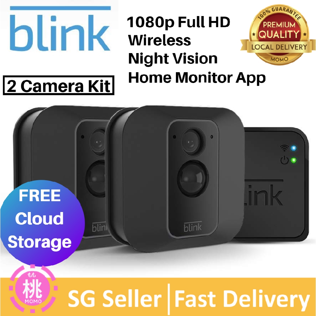 blink indoor home security camera system hd video cloud storage 1 camera kit