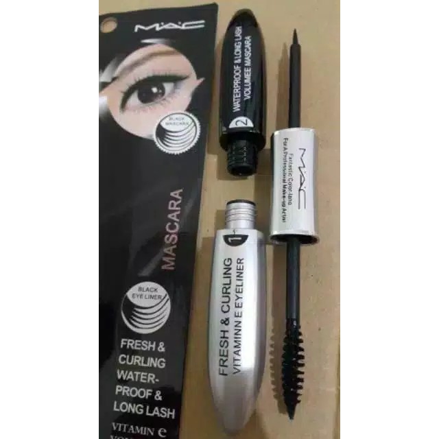 Latest 2IN1 MASKARA And EYELINER RANDOM Brand Shopee Singapore