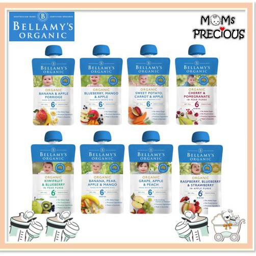 bellamy's organic food pouches