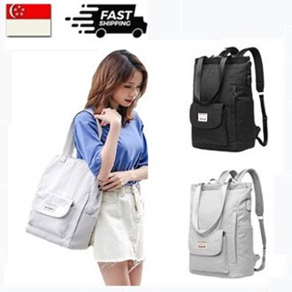 Image of SG Ayuqi® Waterproof Stylish Laptop Backpack 13 13.3 14 15.6 inch Women Fashion Oxford Canvas USB College laptop Bag