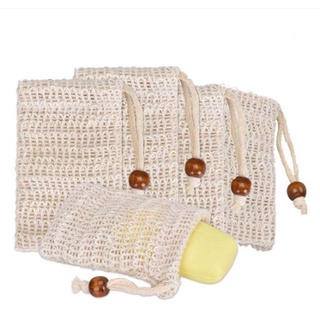Exfoliating Mesh Soap Saver Pouch Bubble Foam Net Handmade Soap Mesh Bag Body Facial Cleaning Tool
