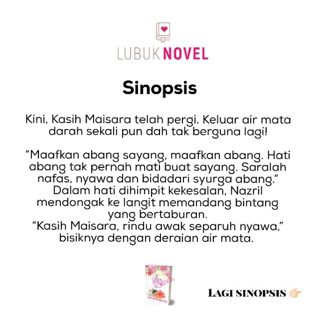 Rindu awak separuh nyawa novel online