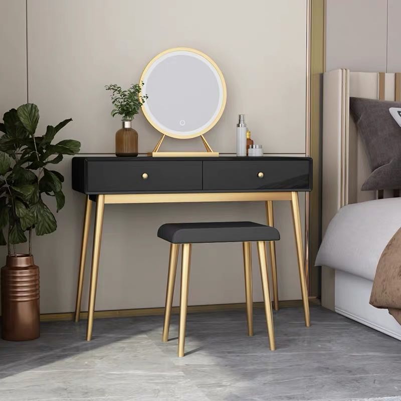 Nordic dressing table bedroom makeup desk dresser storage
