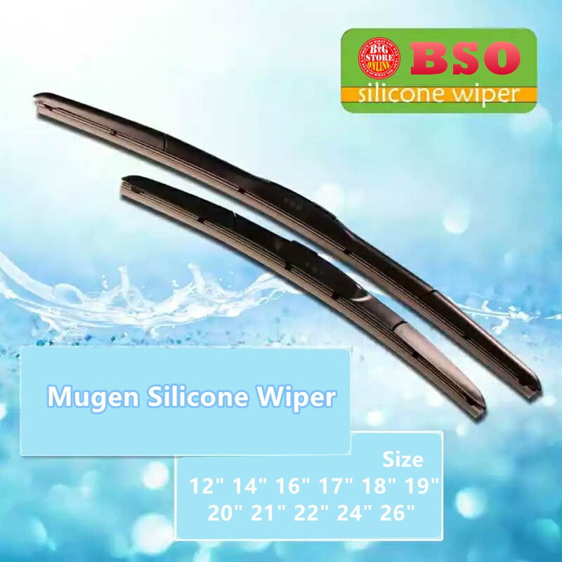 Mugen Silicone Car Three Section Wiper Perodua Proton Axia 