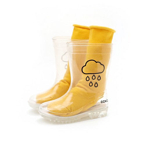 transparent jelly boots
