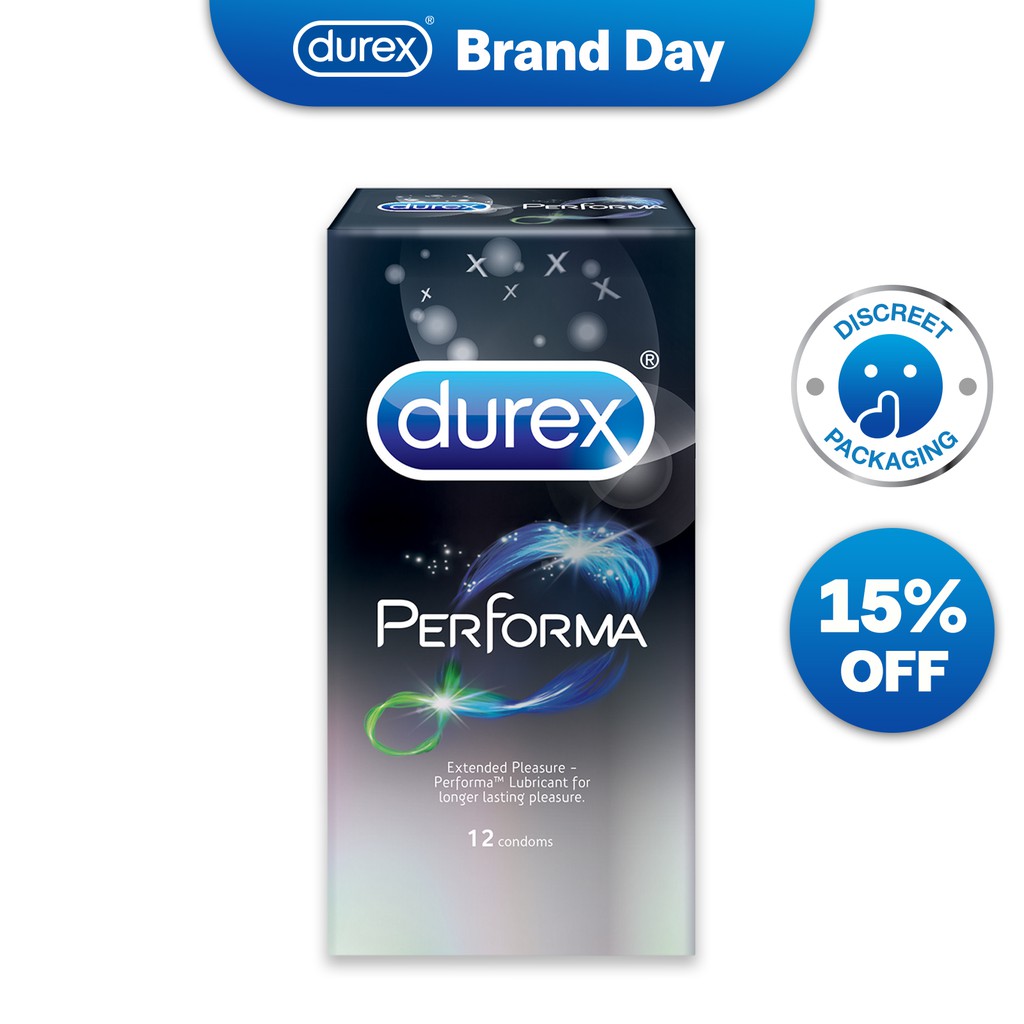 Durex Performa (Last Longer) Condoms 12s Shopee Singapore