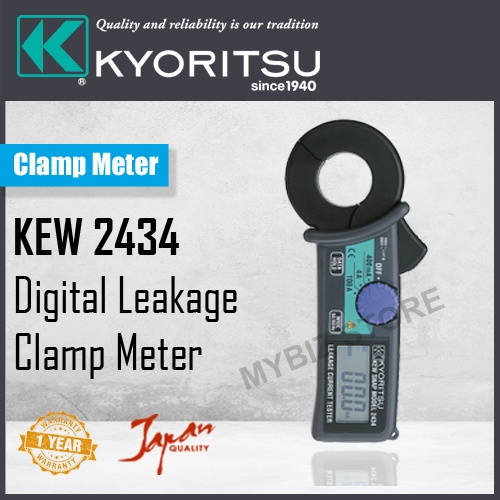 Kyoritsu 2434 Leakage Clamp Meter (Made in Japan) Shopee Singapore