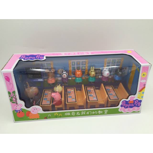 peppa classroom playset