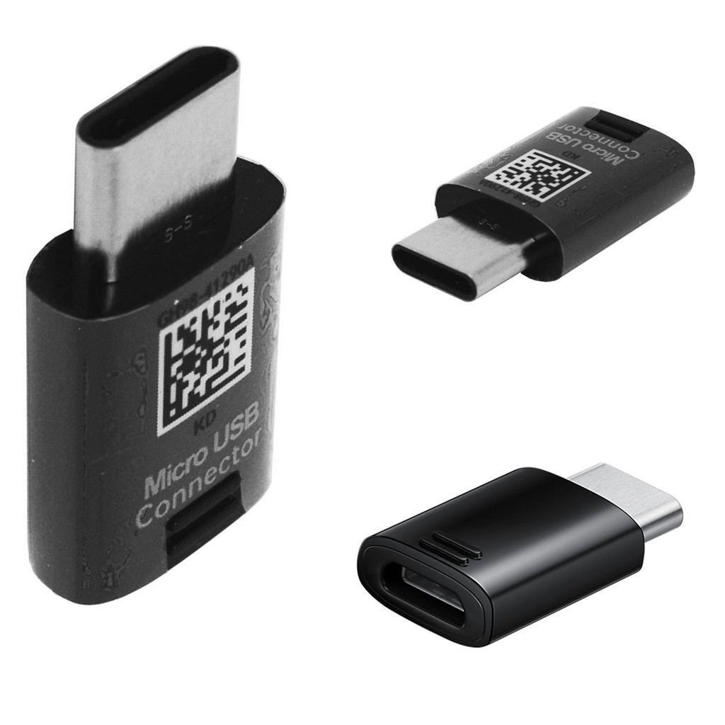 Original Samsung USB Type-C to Micro USB adapter Black | Shopee Singapore