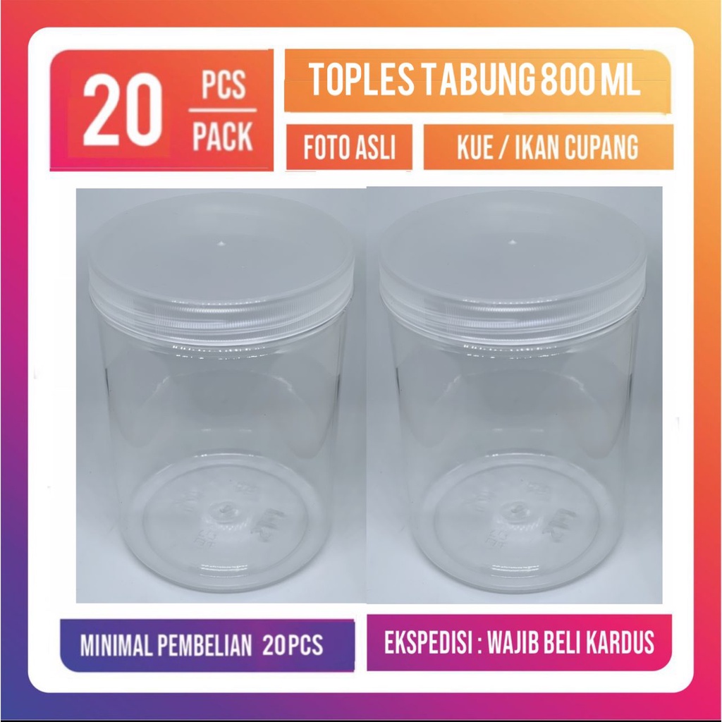 800 ml Plastic Jars 800 ml Tube Jars 800 ml Cookie Jars Hampers