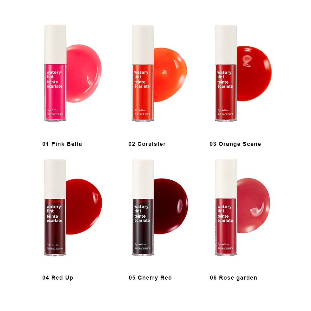 The Faceshop Watery Tint 5g Shopee Singapore