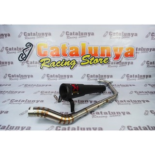  KNALPOT  RACING  GP GLASS BLACK HEADER MEGA PRO NEW Shopee 