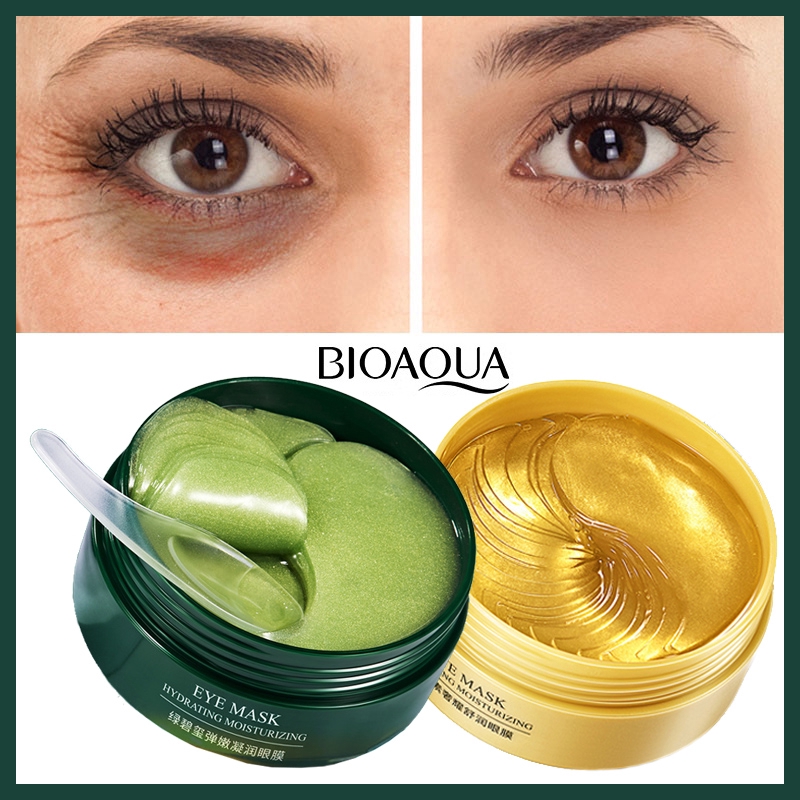 60pcs 眼膜 Bioaqua Eye Mask Anti Aging Eye Patches Collagen Against Wrinkles Dark Circles Eye Bags Ageless Hydrogel Moisturizing Shopee Singapore