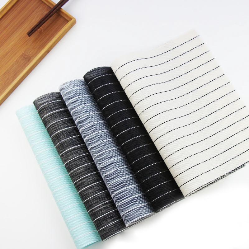 Pvc Placemat Non Slip Plastic Table Mat Waterproof Dining Place