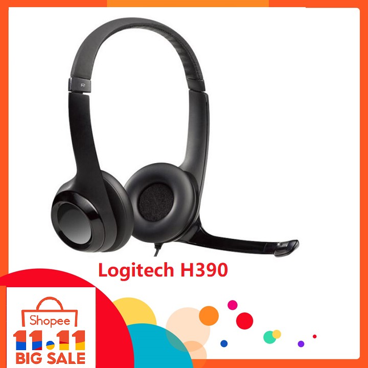 logitech h390 wired headset