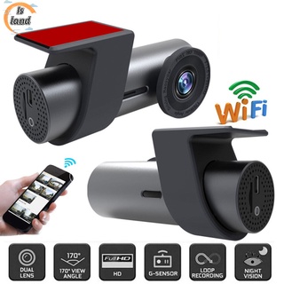 【IS】 Car Driving Recorder 1080p Hd Wifi Dvr Camera Dual Recording Night Vision Reversing Dash Cam 150-degree Wide-angle