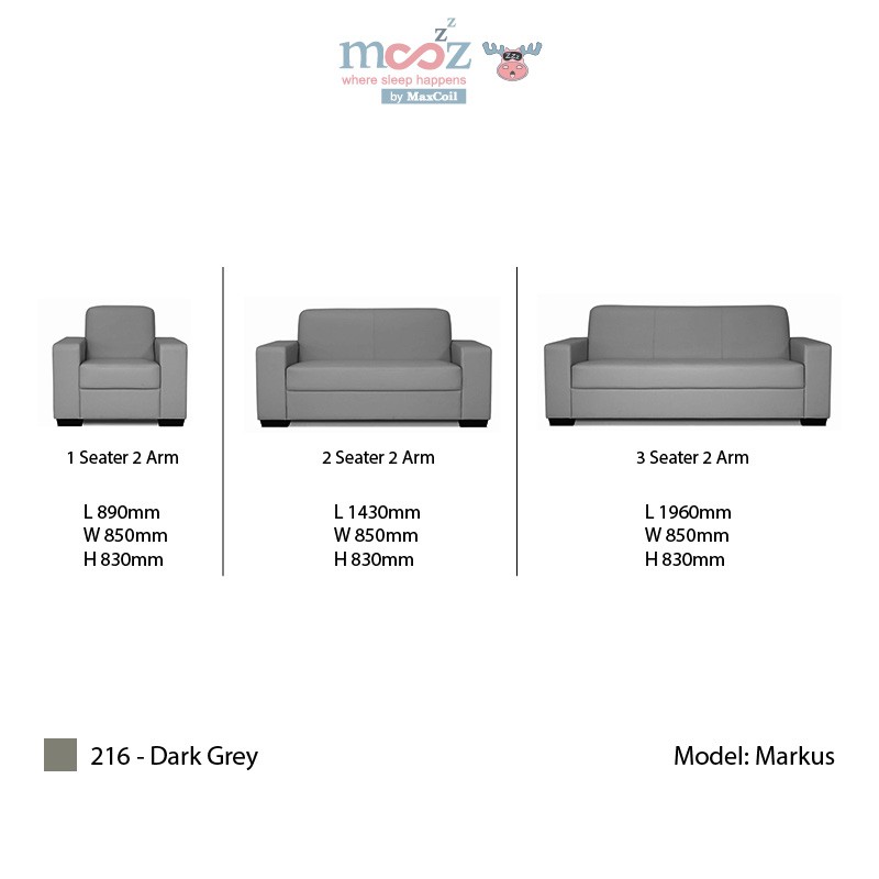 Pre Order Moozzz Markus Sofa, What Is The Size Of A 3 Seater Sofa