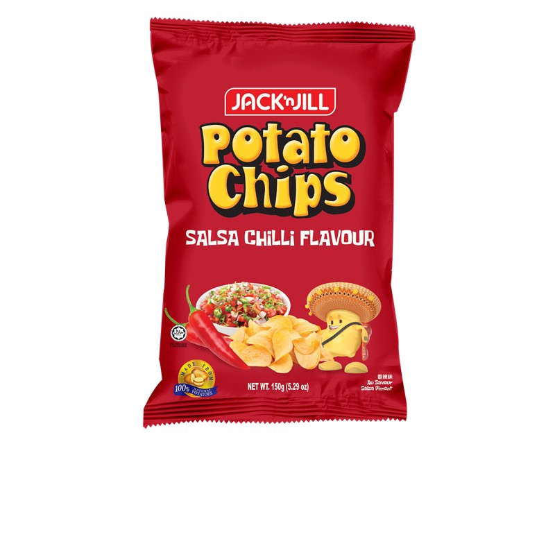 Jack 'n Jill Potato Chips Salsa 150g (Halal) | Shopee Singapore