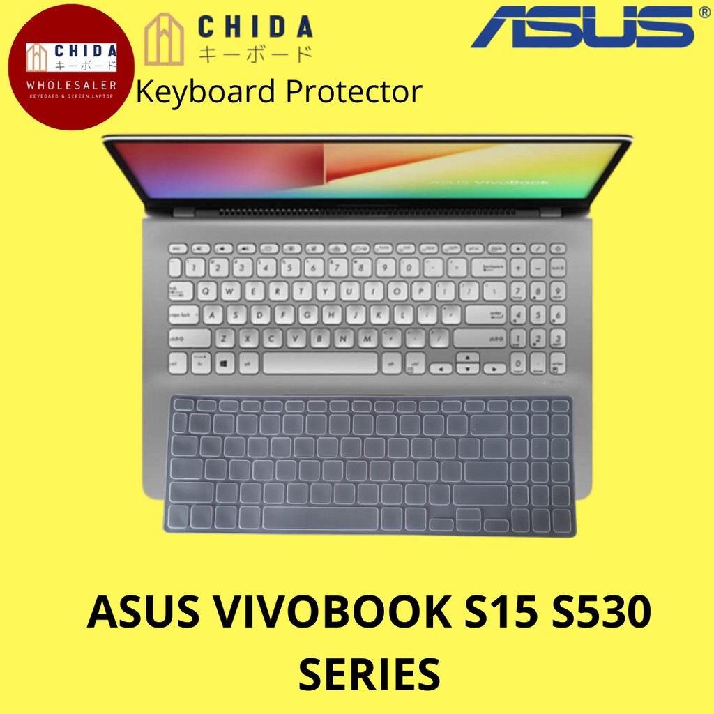 Keyboard Protector Asus Vivobook S15 S530 S530un S530f S530au Keyboardguard Cover Keyboardguard Cover Shopee Singapore