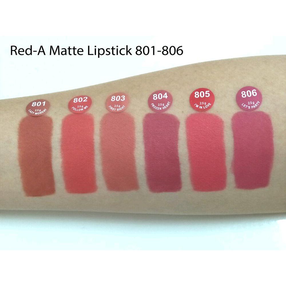 red matte lipstick