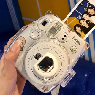 Fuji Polaroid mini7+Camera Case Transparent Crystal Camera Bag mini7c/7s/8/9 Protective 9.17