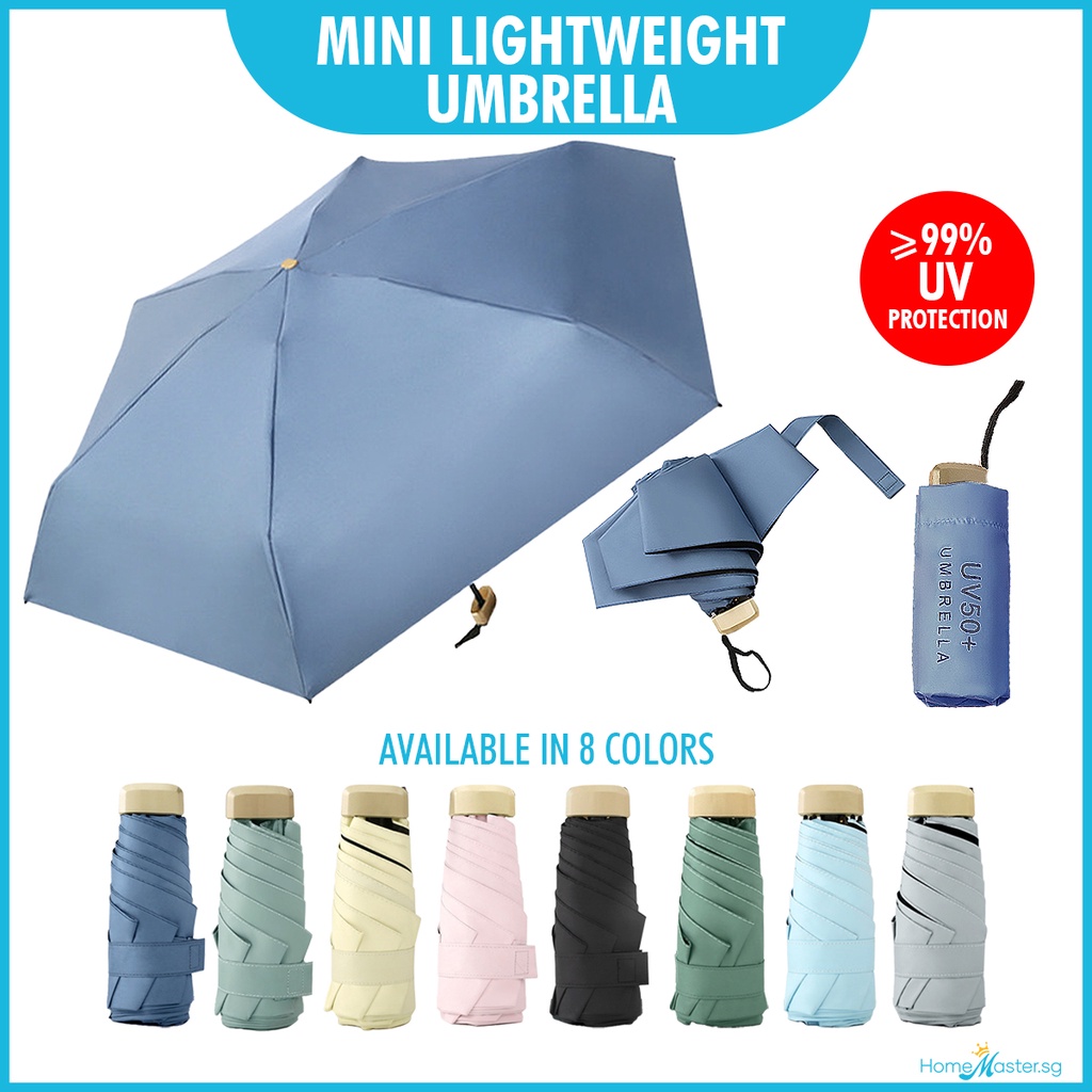 [SG Ready Stock] Mini Light Weight Umbrella*UV50+ Shopee Singapore