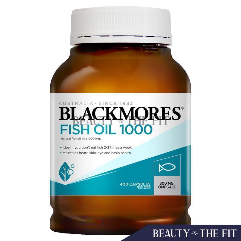 Blackmores Fish Oil 1000mg (Original) 400 Capsules | Shopee Singapore