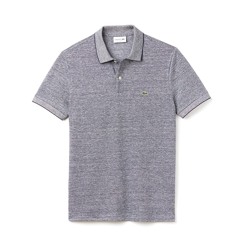 mens grey lacoste t shirt