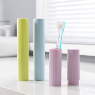 NEW💎Small Travel Tooth Set Box Portable Toothbrush Box Set Tooth Cup Tooth-Cleaners Cylinder Toothpaste Storage Box Trav