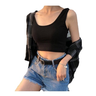 Image of 【Free Shipping&Giveaway】Tank Tops/Crop Tops/Tank Top Women/Women Top/2 Colors/Free Size/Slim Sleeveless Sexy Yoga Sports Vest/Short Navel Short Bottoming Vest
