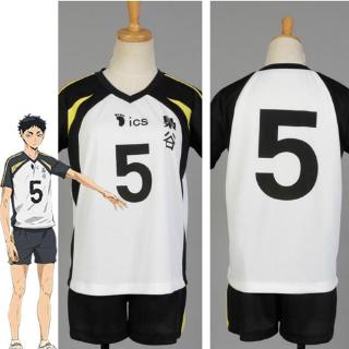 Anime Haikyuu Aoba Johsai High School Volleyball Club Cosplay Costume T Shirt Jersey Shopee Singapore - roblox volleyball uniforms