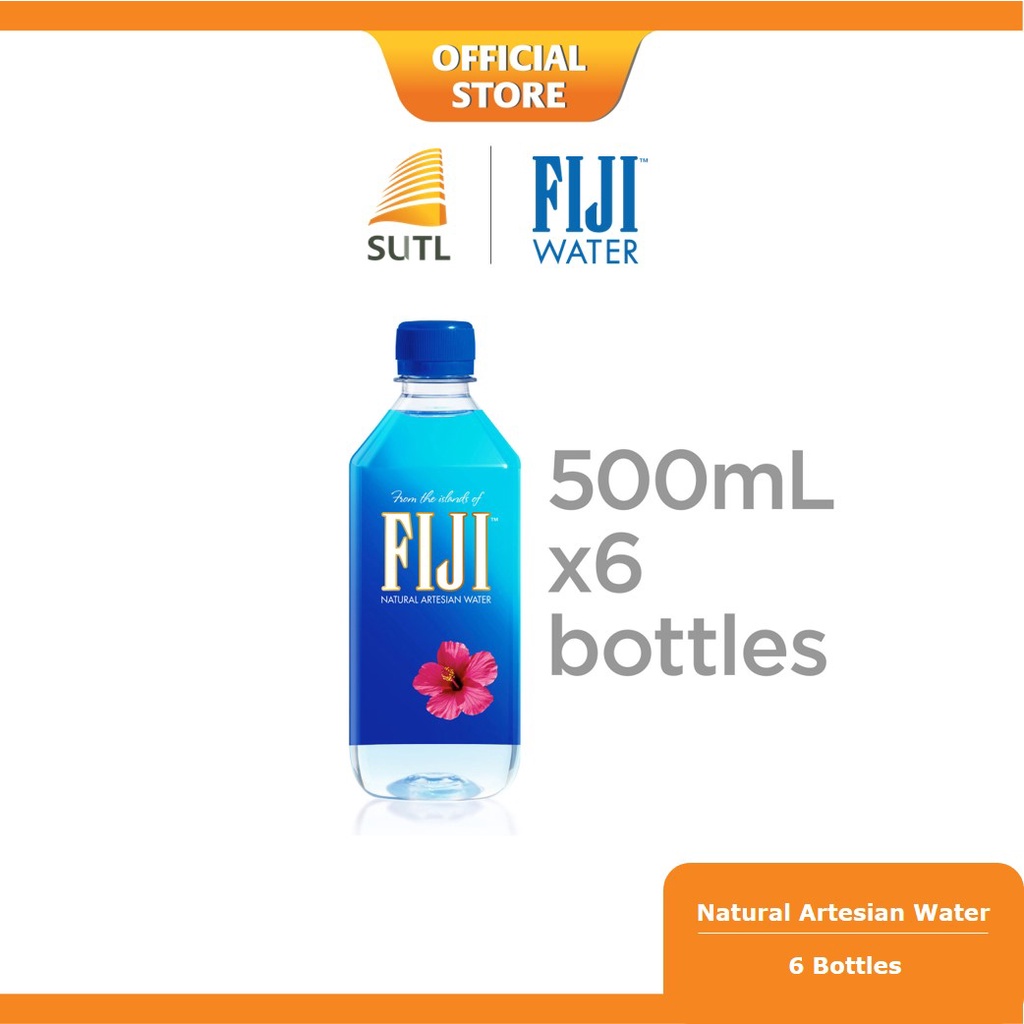 Fiji Natural Artesian Water 500ml X 6 Bottles Shopee Singapore