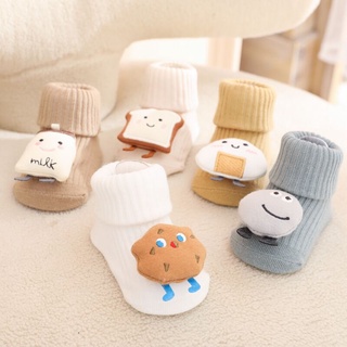 Infant Babies Cotton Cartoon Anti-slip  Floor Socks Newborn Baby Cute Warm Socks Fashion 0-3 Years