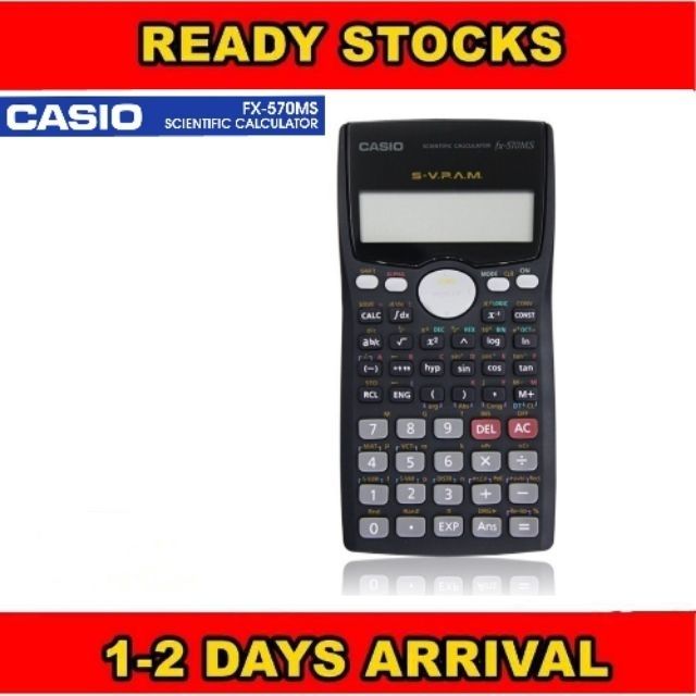 Casio Calculator Fx 570 Best Price In Singapore Lazada Sg