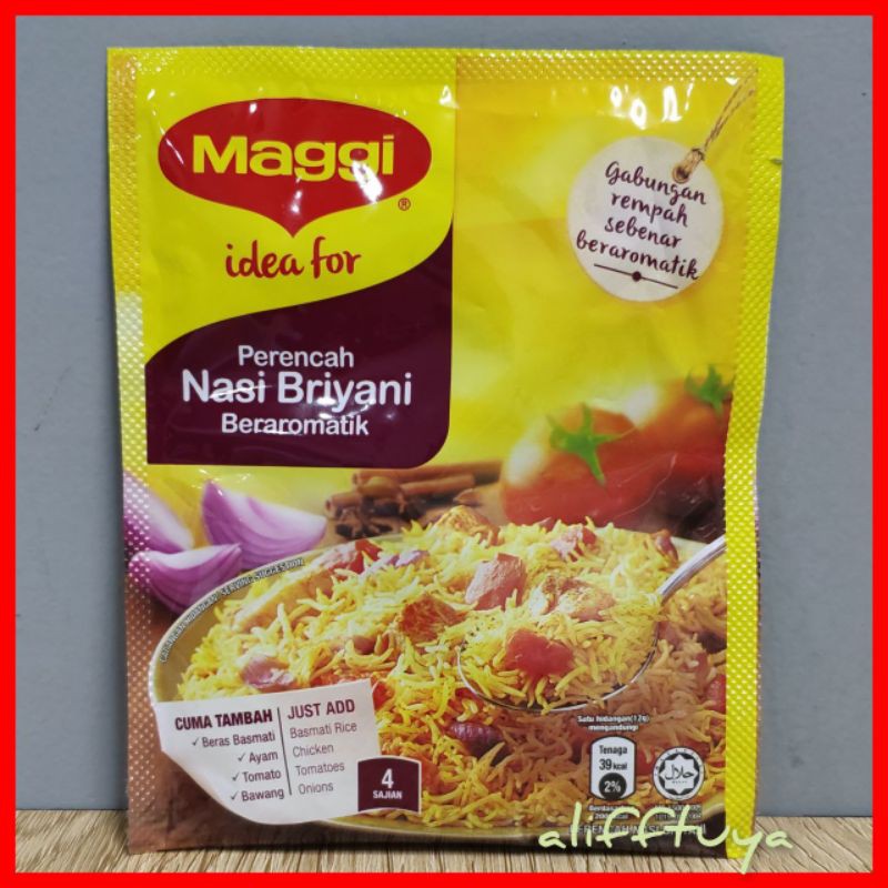Rice Maggi Beriyani Flavor 50gram Powder Shopee Singapore