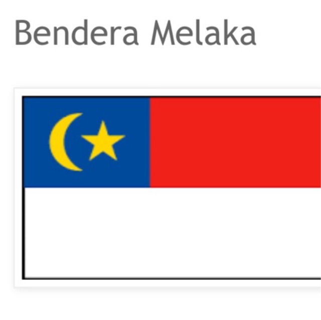Melaka Melaka Flag 2x4 And 3x6 Shopee Singapore