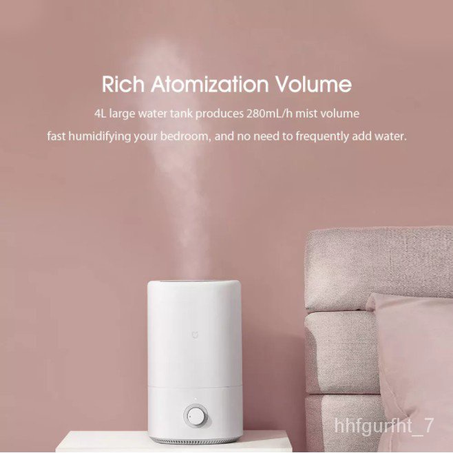 Xiaomi ZHIBAI Humidifier 4L 280ml/h atomization volume low/mid/high fog for  office living room bedroom TNR5 | Shopee Singapore