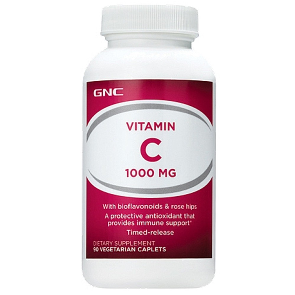 GNC Vitamin C 1000 Timed Release supplement 180 TABS | Shopee Singapore